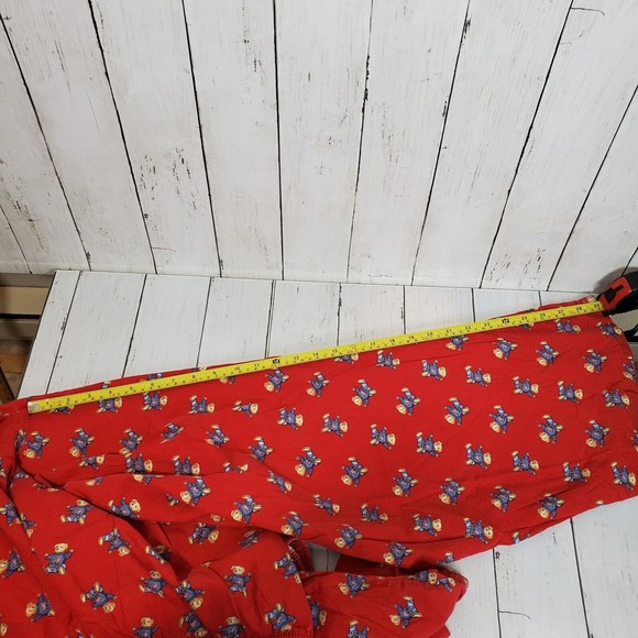 Polo Ralph Lauren Men’s XL Polo Bear PJs Pajama Lounge Pants Red - Picture 10 of 11